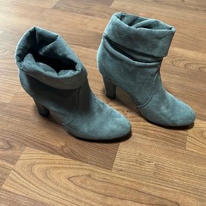 Grey booties. Gently worn